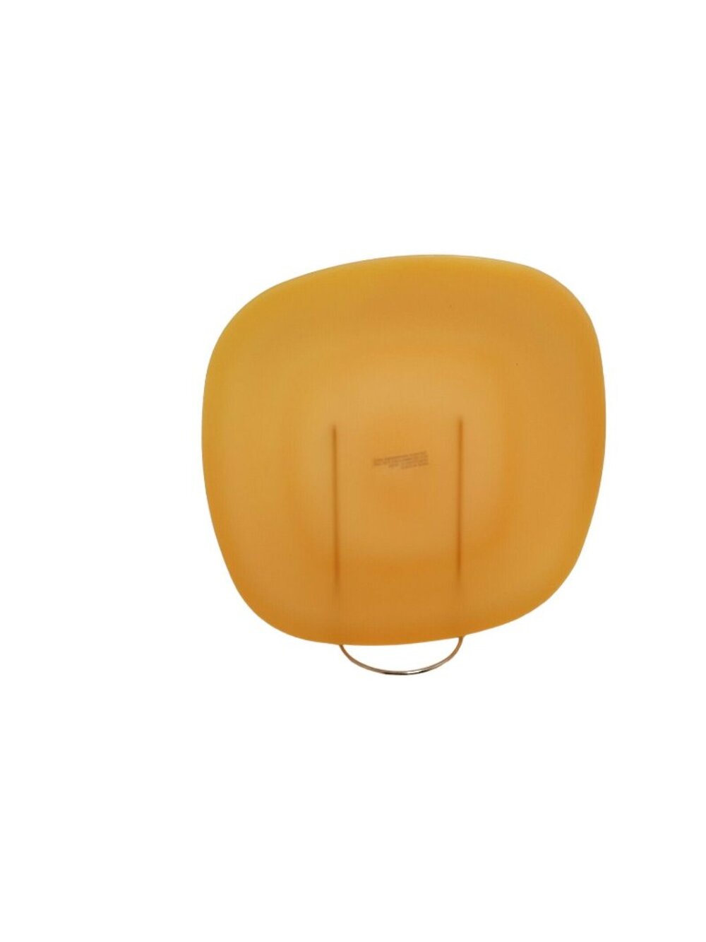 Plastic Plate Orange Square Summer Beach Picnic 10 inch